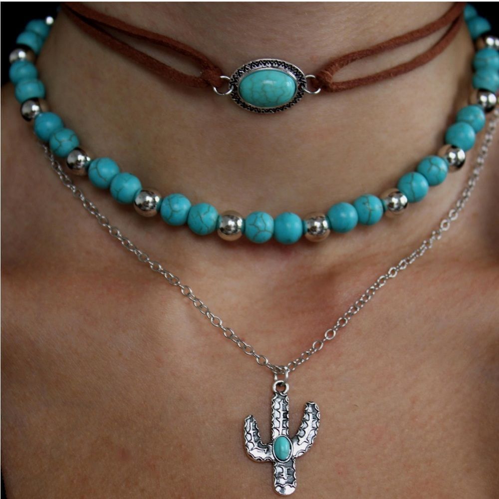 Boho Necklace Set N1460